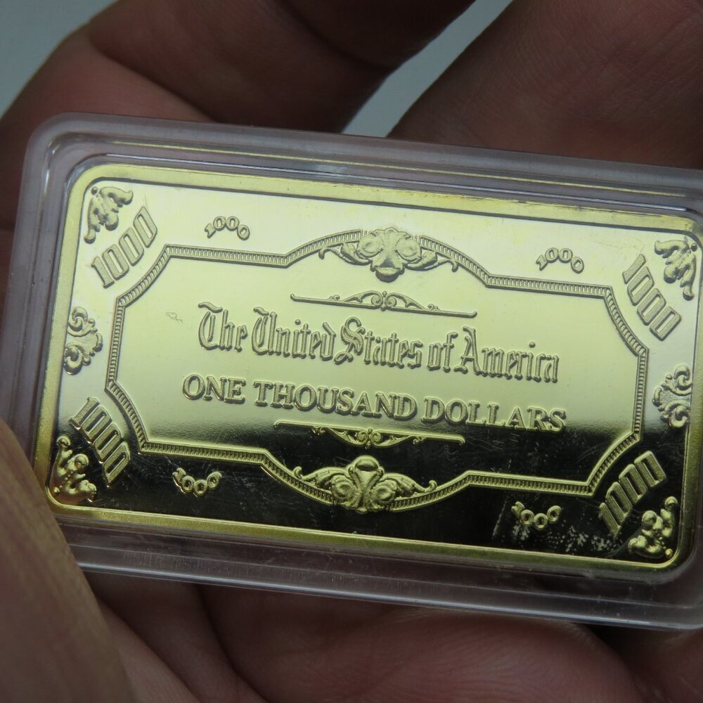 18k Gold bar 1 Ounce - Picture 2 of 3